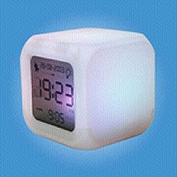 Alarm Clock with LED Color Changing 